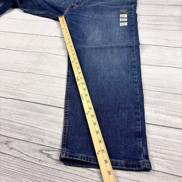 Levis 502 Taper Big & Tall Jeans 46x30 Levis Flex Stretch Denim Mens Classic Fit - Picture 7 of 14